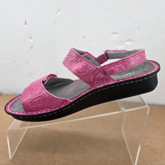 ALEGRIA KARMEN PINK LEATHER WOMEN'S SANDALS SIZE 39 (EUR) Sz 9 - Picture 3 of 15